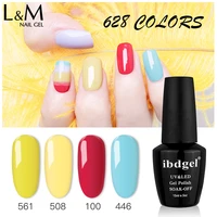 ibdgel brands 48 pcs soak off gel nail polish 30 days long lasting gel nails 40 colors4 top4 base