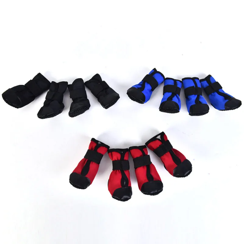 Дождевые ботинки для собак и кошек водонепроницаемые маленьких больших с