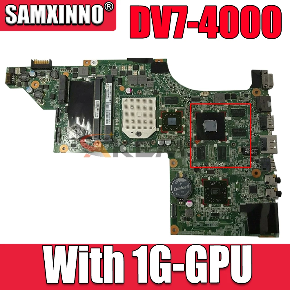 

DA0LX8MB6E1 DA0LX8MB6D1 615687-001 630834-001 для HP DV7 DV7T DV7-4000 материнская плата для ноутбука с 1G-GPU 100% полностью протестирована
