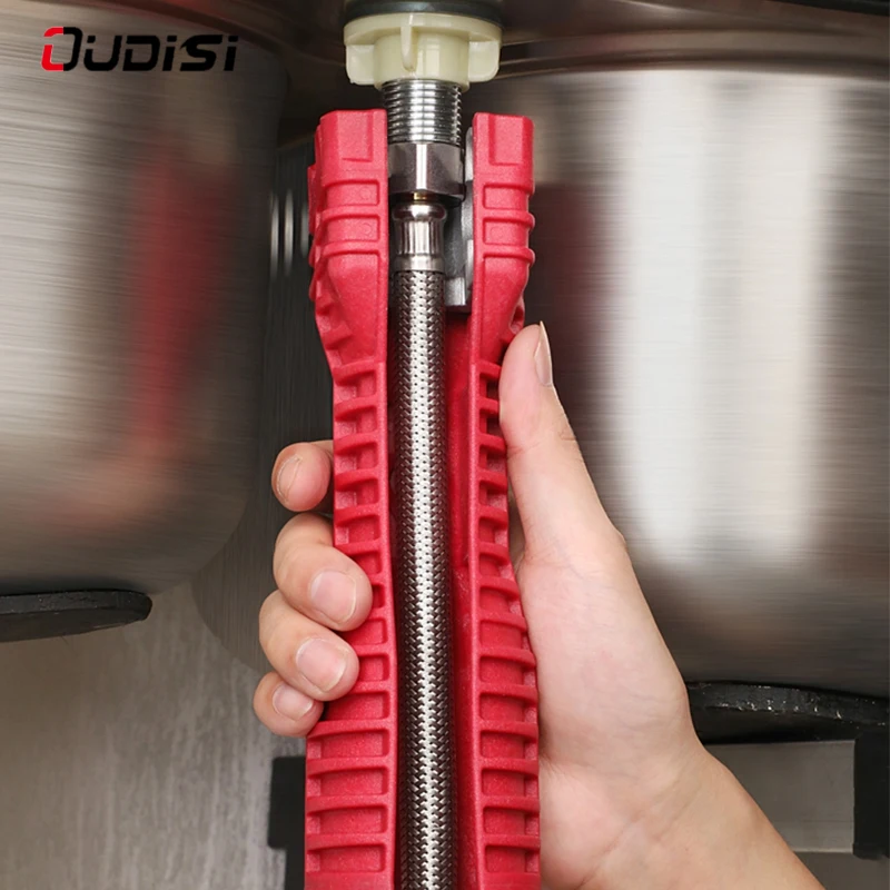 

OUDISI Multifunctional Sink Wrench Non-Slip Bathroom Kitchen Faucet And Sink Sanitary Installation And Maintenance Tool