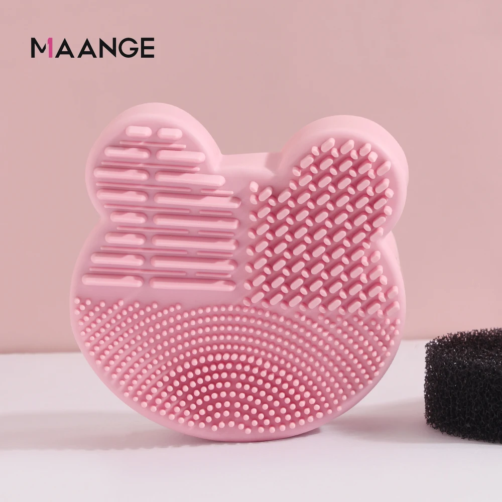 Коврик для чистки макияжа MAANGE Универсальный кистей инструмент мочалка шт. в