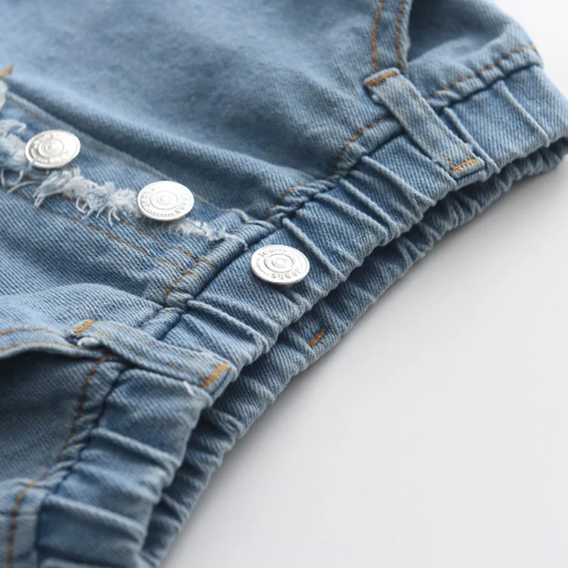 

Bear Leader Girls Fashion Clothing Set 2021 New Summer Children Long Sleeve Mesh Top and Denim Shorts 2Pcs Outfits Kids Suits