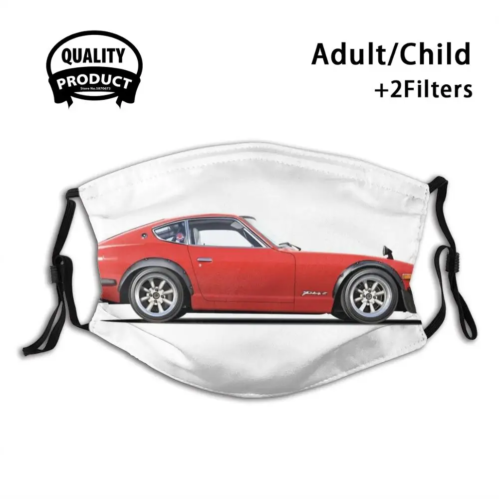 

Fairlady Z 240Z 260Z 280Z Vintage Japanese Jdm Anti Dust With Filter For Men Women Washable Black Masks Fairlady Datsun Nissan