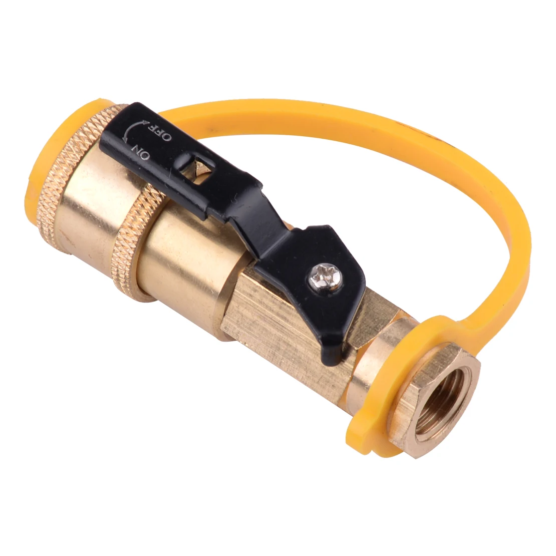 100% новый RV пропан природный газ 1/4 &quotбыстрое соединение с запорным клапаном и