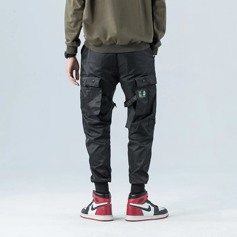 Новинка 2020 спортивные брюки однотонные мужские с эластичным поясом и завязками