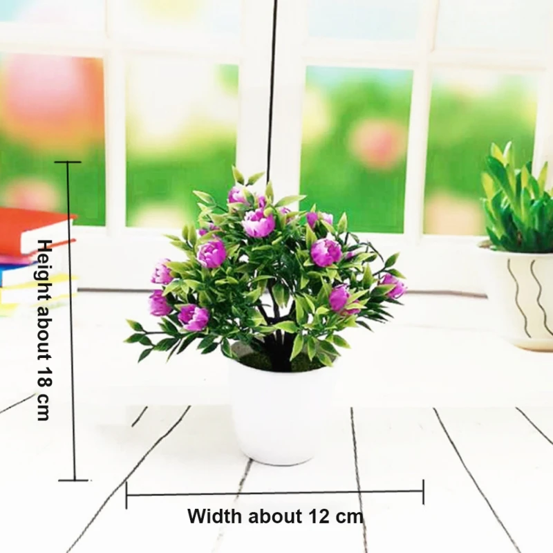 Искусственный цветок искусственное растение бонсай в горшке для свадьбы