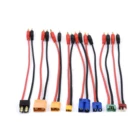 20 см EC3 EC5 XT30 XT60 XT90 MPX TRX T штекер зарядный провод 4,0 мм банановые штекеры зарядный кабель силиконовый провод 14AWG для аккумулятора Lipo