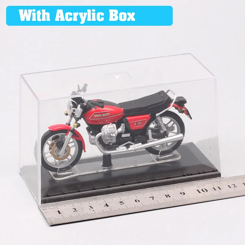 Классическая крошечная модель мотоцикла в масштабе 1:24 Moto Guzzi V35 Imola литые модели
