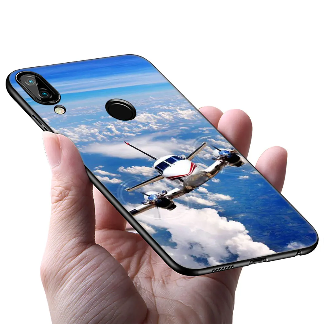 IYICAO Fighter propeller plane aircraft Soft Silicone Case for Huawei Mate 20 10 Lite Pro Nova 5i 4 3i 3 2i 2 |