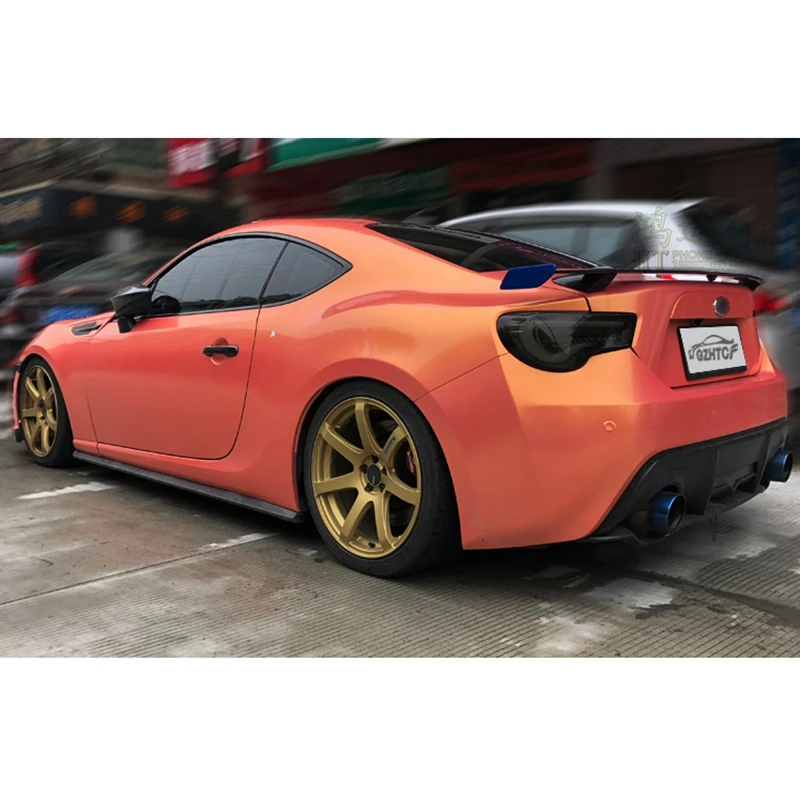 Для Toyota GT86 Subaru BRZ Scion FR-S Карбоновое автомобильное заднее спойлер крыльцо 2012-2017 STI стиль.