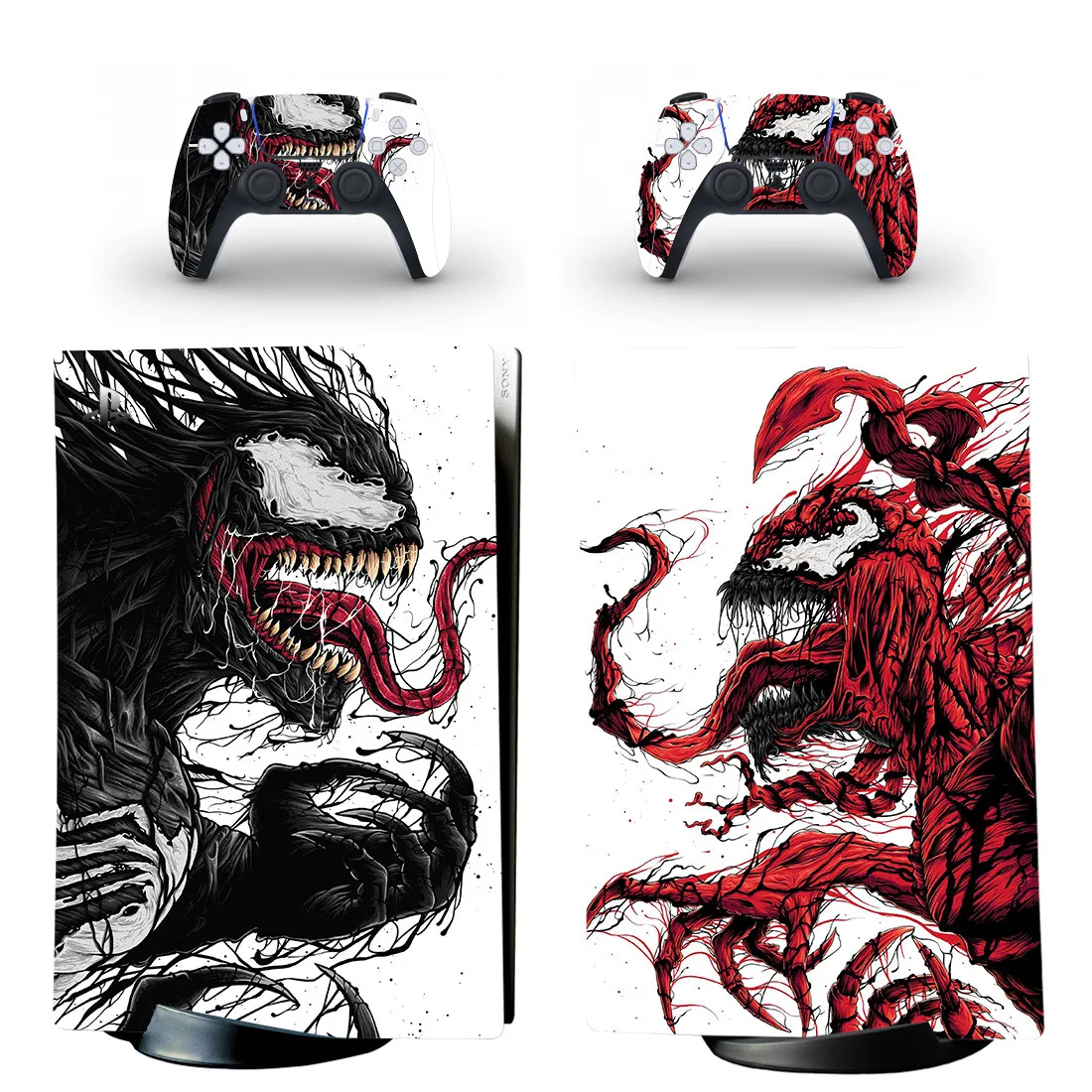 

Пленка Venom PS5, наклейка для консоли Playstation 5 и 2 контроллера