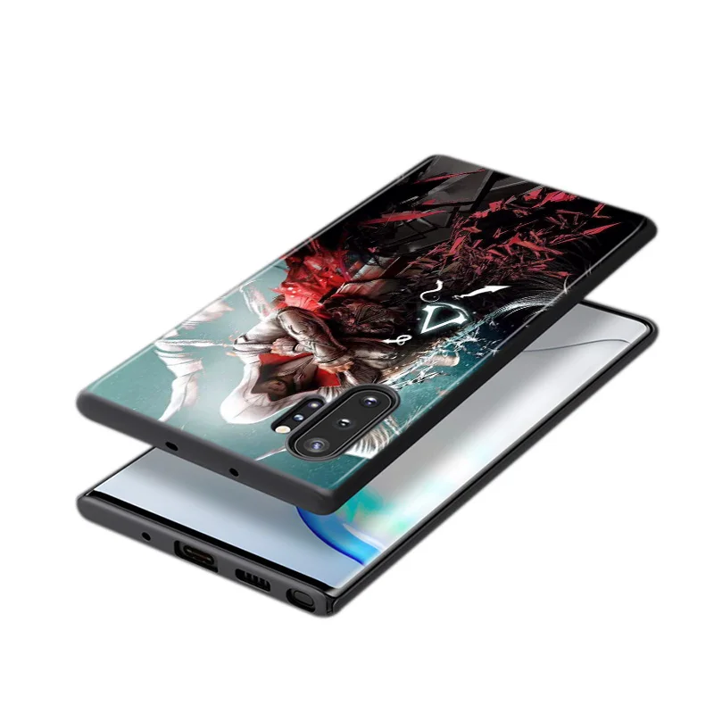 

Faith Assassin's Creed For Samsung Galaxy Note 20 10 9 8 S21 S10 S10E S9 S8 S7 Ultra Lite Plus Pro Black Soft 5G Phone Case
