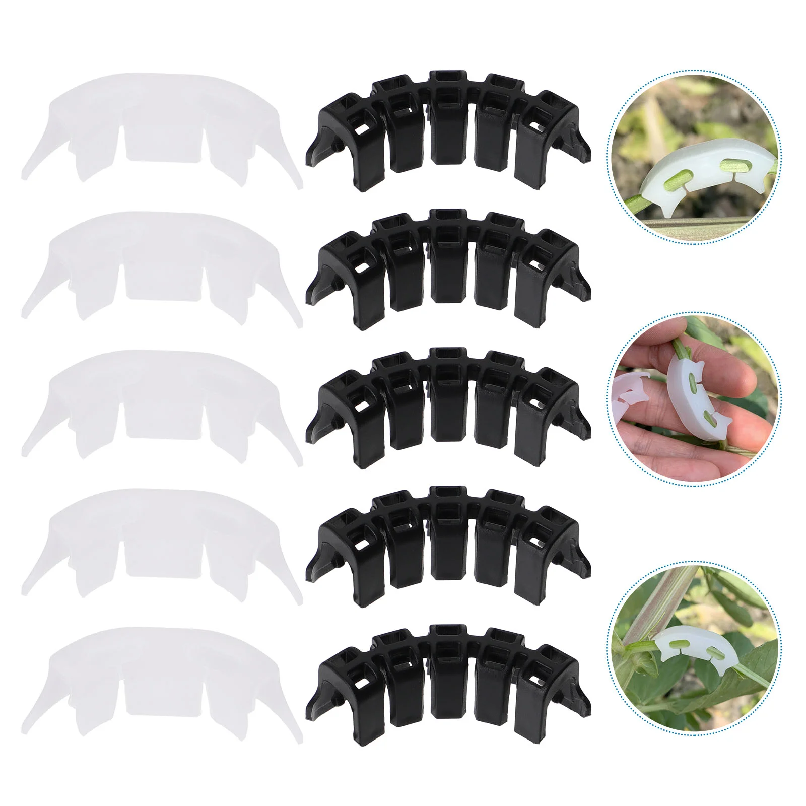 

200 шт. зажимы для садоводства, гибкие зажимы, регулирующие зажимы для низкого напряжения