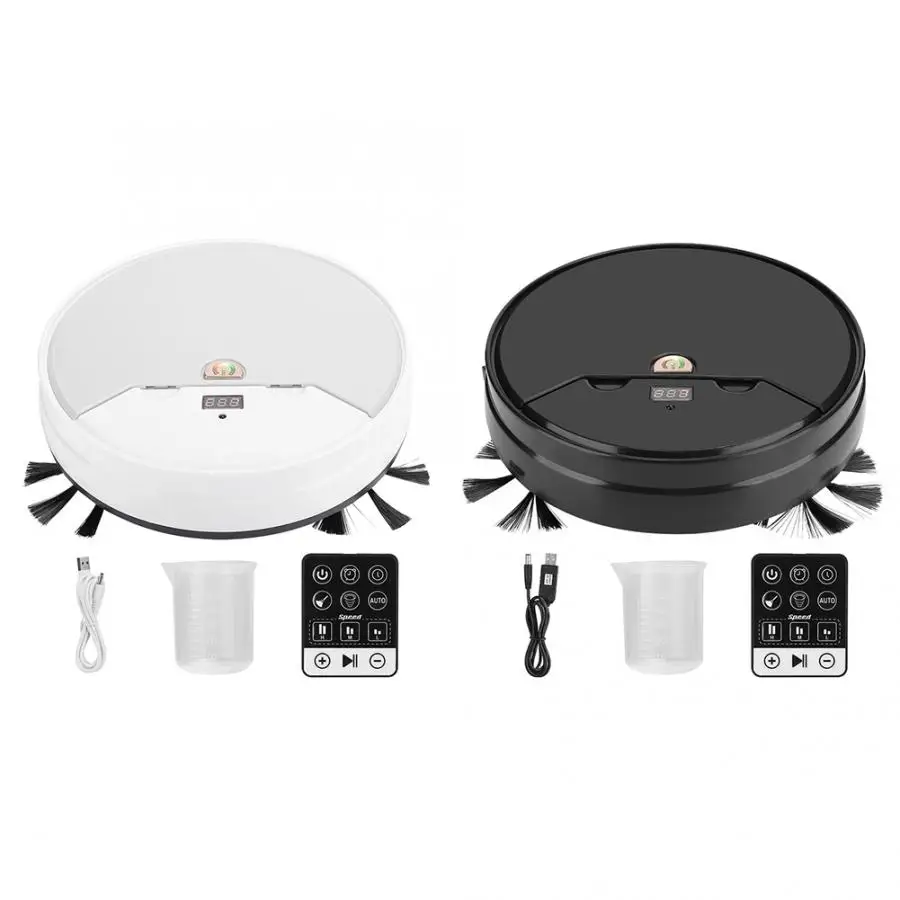 

Vacuum Cleaner Robot Dry 3 In 1 Poweful Suction Dry Sweep and Wet Mopping Floor Cleaning Remote Control Wireless Vacuum Cleaner