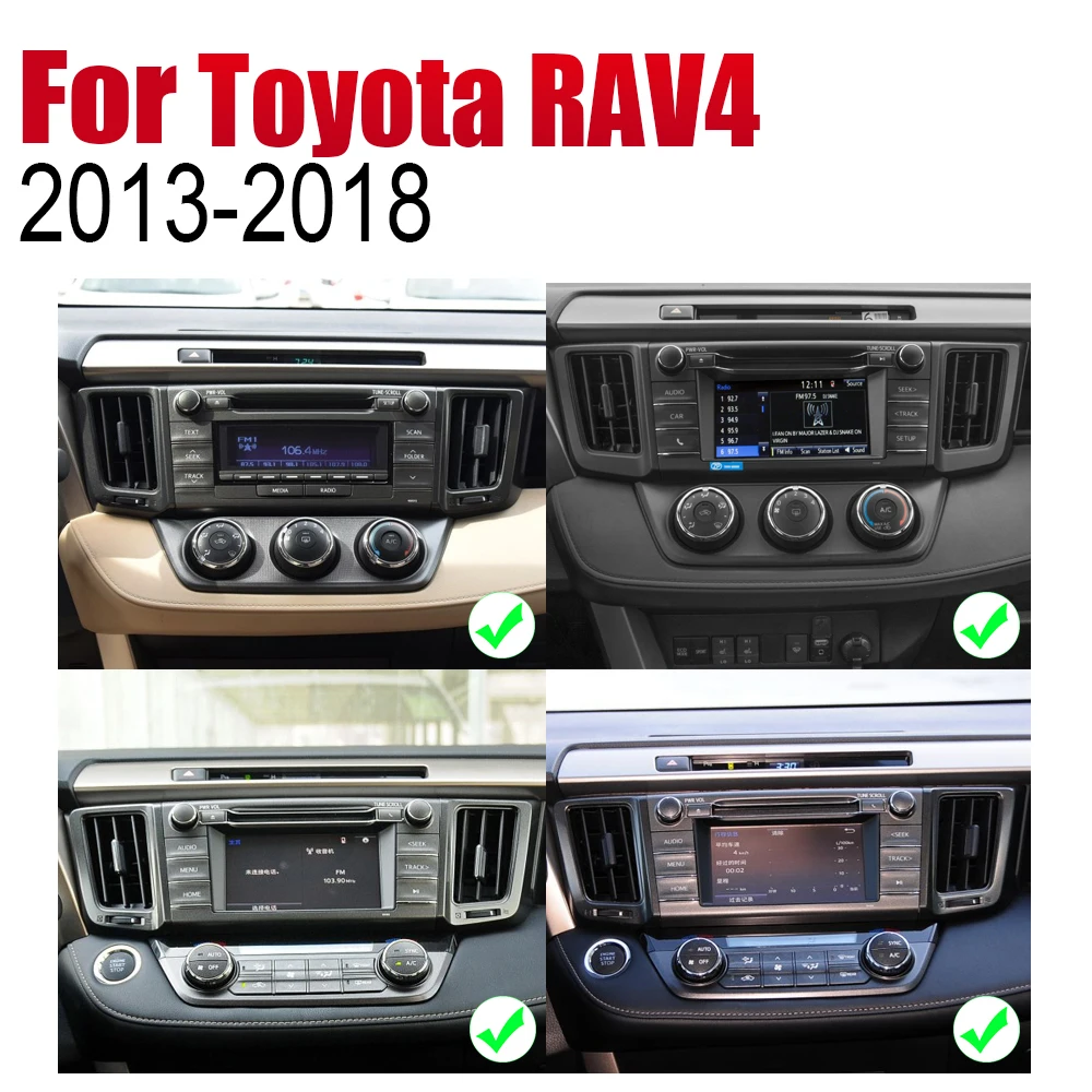 Автомобильные аксессуары для Toyota RAV4 2013 ~ 2018 2din Android мультимедийный DVD-плеер