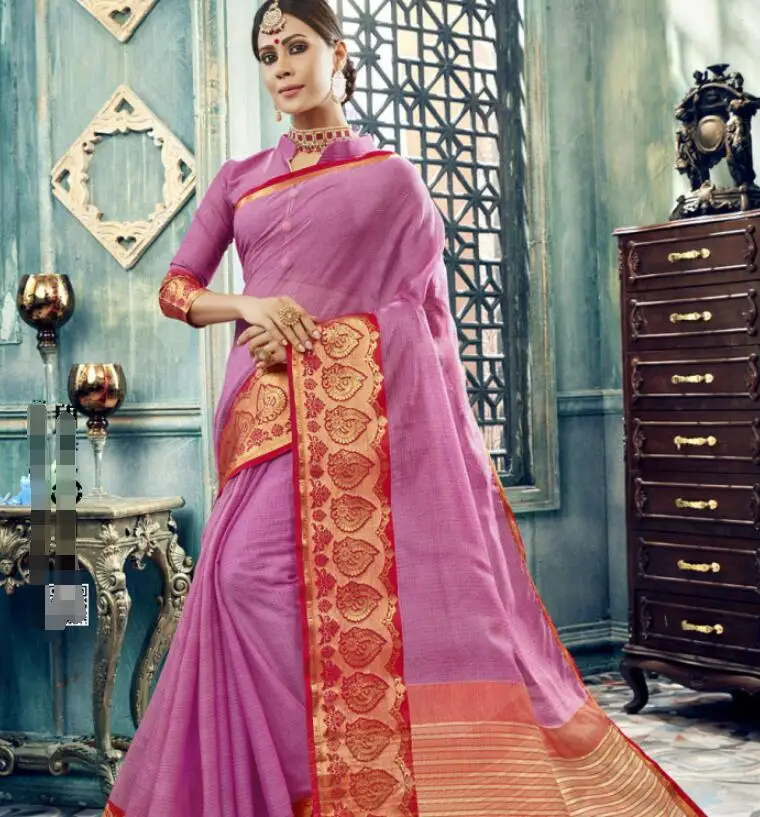 Traditional India Sarees Woman Beautiful Printing Ethnic Daily Dance Saree | Тематическая одежда и униформа