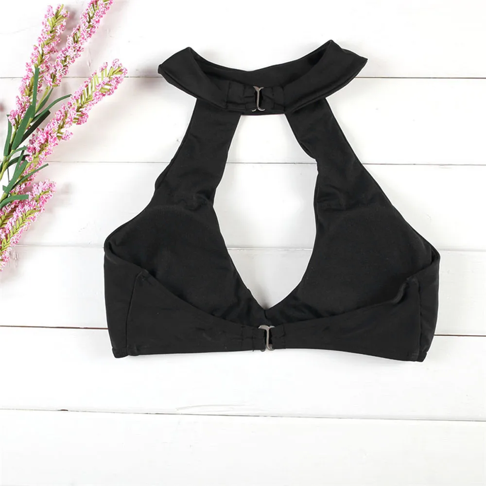 

Swimsuit Women Sexy Swimwear Deep V Thong Bikini Set Push-Up Padded Bra Beachwear Bathing Suit Summer Swim L*