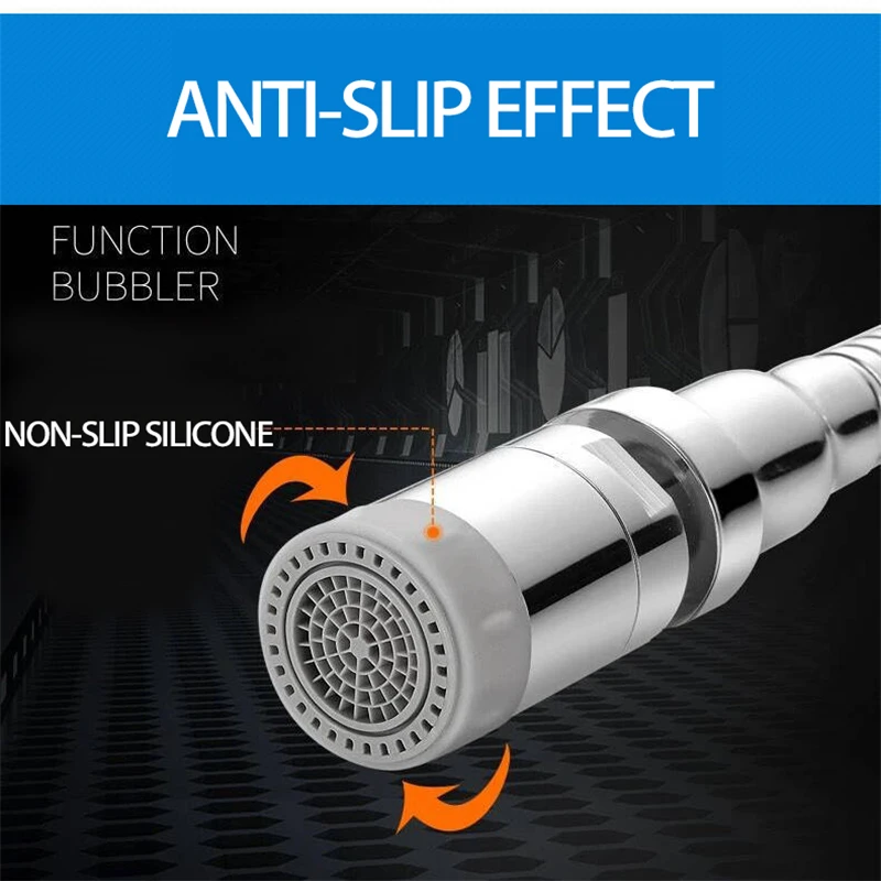 

Tap Water Aerator 360-degree Rotating Universal Splash-proof Rotating Water-saving Faucet Water-saving Foam Bubbler 2021 New