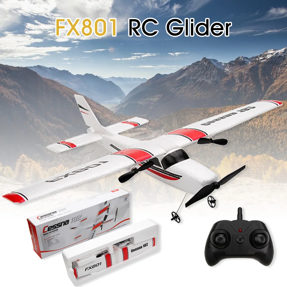 

Remote Control Airplane Cessna 182 2.4GHz RC Glider Aircraft Outdoor Flight Toy for Kids