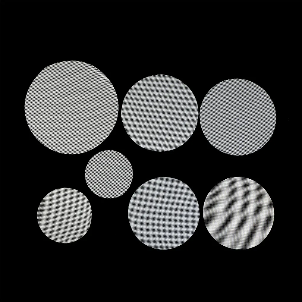 

1pc White Silicone Steamer Non-Stick Pad Round Dumplings Mat Steamed Buns Baking Pastry Dim Sum Mesh Cooking Case 6 Sizes