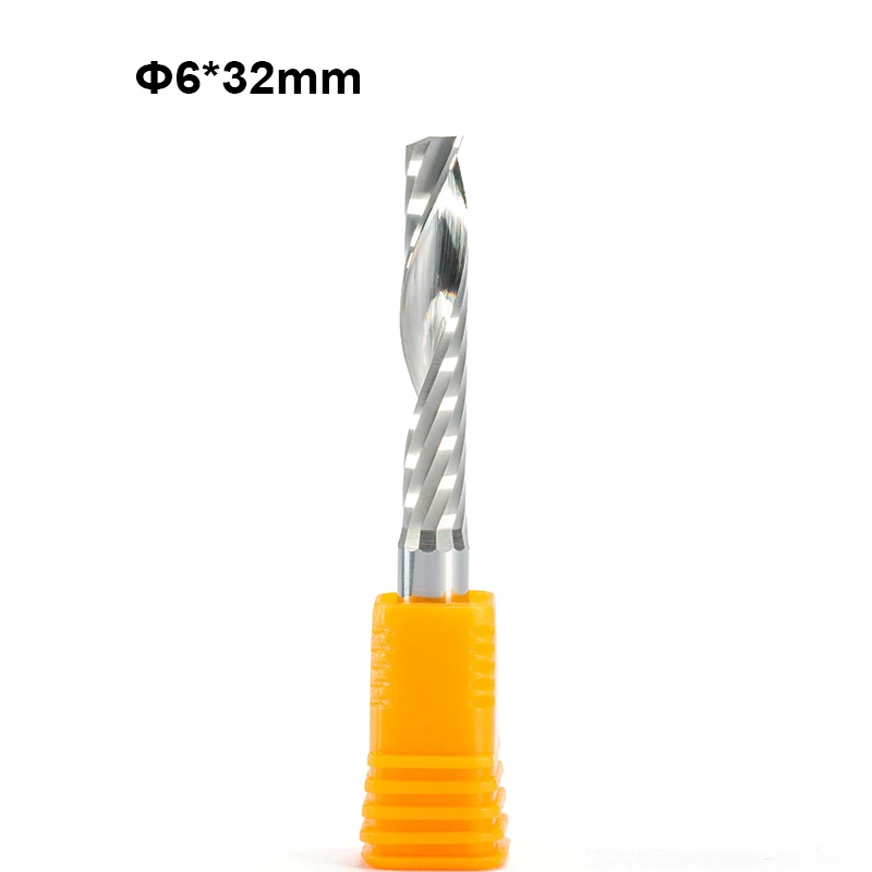 2 шт. SHK 6 мм CEL 22 32 42 62 однофлейтовые спиральные инструменты гравировальные биты