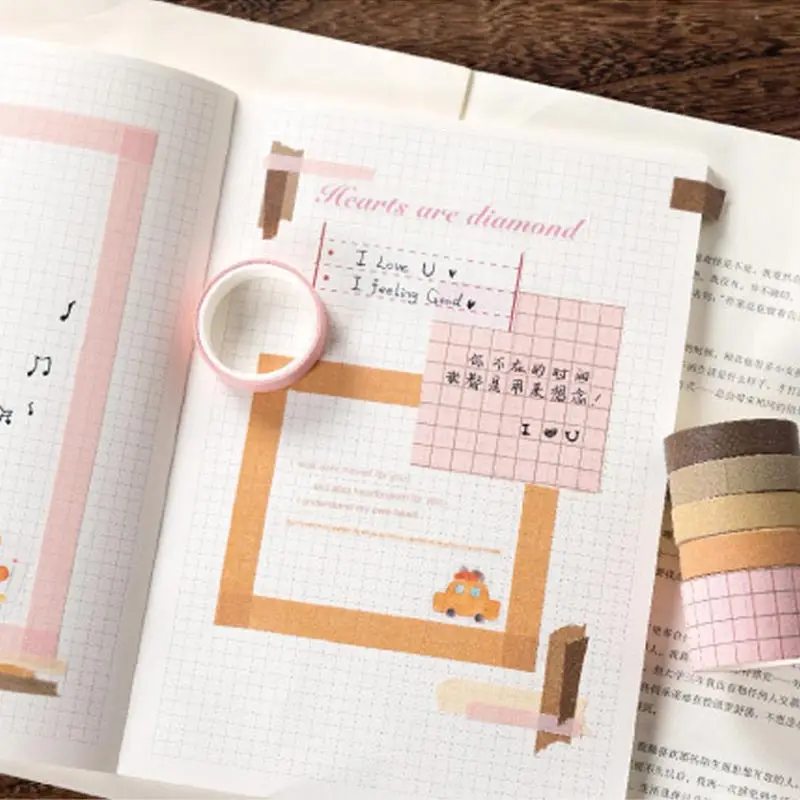 

15 Popular Journal Supplies Sweet Dream Series Cute Masking Tape Scrapbooking 10PCS/Lot Washi Tape Paper Stationary Hot Sale