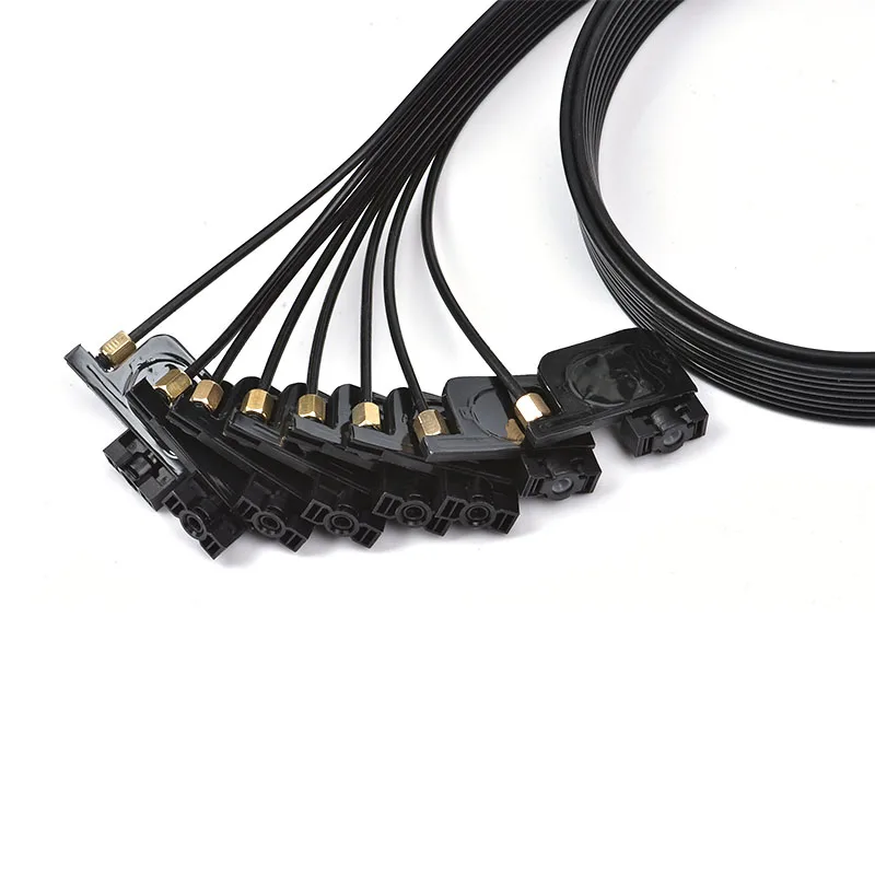 8 цветов трубка для УФ чернил садовый шланг трубы линии с фильтром Квадратный