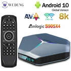 ТВ-приставка A95X F4 Amlogic S905X4, Android 10, 8K HD, 4 + 3264128 ГБ, 2,45 ГГц