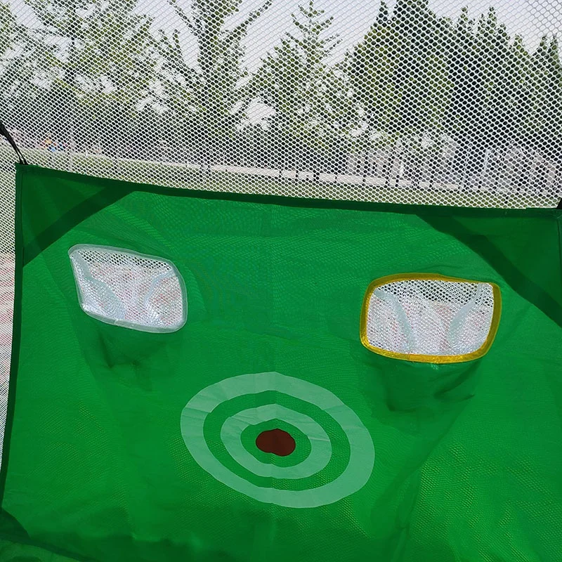 Fiyat Katlanabilir Golf Pratik Net Golf Eğitim Yardımları Kapalı Açık Golf Isabet Kafes Bahçe Otlak Uygulama çadırı Golf Ekipmanları