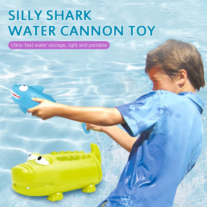 

Children's water gun, water jet, pull type water gun, swimming pool, water bath, bath, toy beach in summer pool accessory