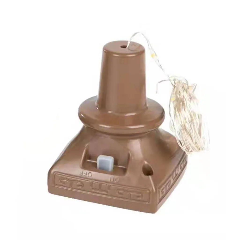 Солнечная лампа на медной проволоке для шкафа, декорации книжной полки, гибкий светодиодный световой шнур для внутреннего использования на Рождество, свадьбу и вечеринку - 1 шт.