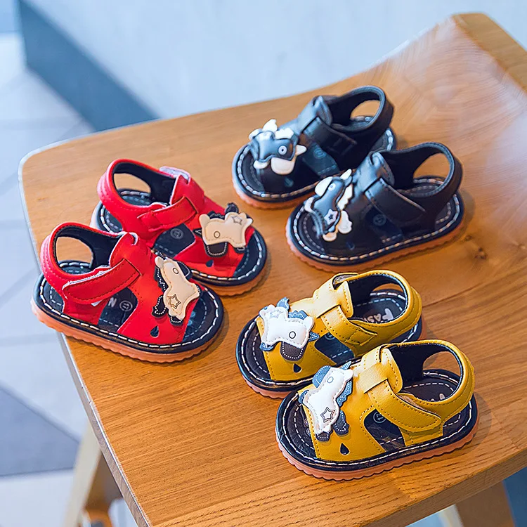 Insole 11.5-13.5cm Summer Soft-soled Toddler Shoes for Baby Newborn with Sound | Мать и ребенок