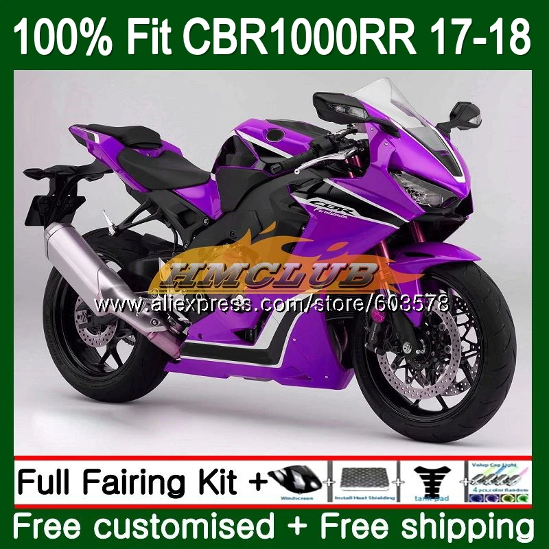 Впрыска + бак для HONDA CBR1000 RR CBR 1000 2017 2018 128CL. 24 1000RR CBR1000RR 17 18 Обтекатели глянцевый