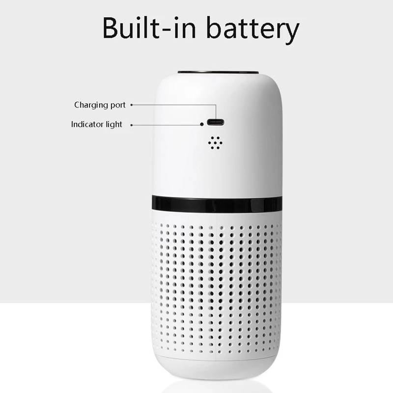 

Car Air Purifier Negative Ion Generator Air Cleaner Portable Air Purifier for Car Home Desktop