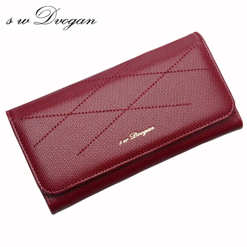 

New Female Wallet Synthetic Leather Long Women Wallets Change Hasp Clasp Purse Clutch Money Coin Card Holders Purses Carteras