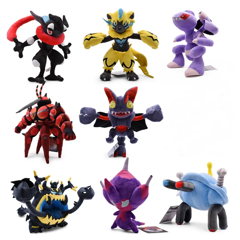Новинка 25-50 см Buzzwole Genesect Gliscor Greninja Guzzlord Magnezone Poipole хорошее качество довольно
