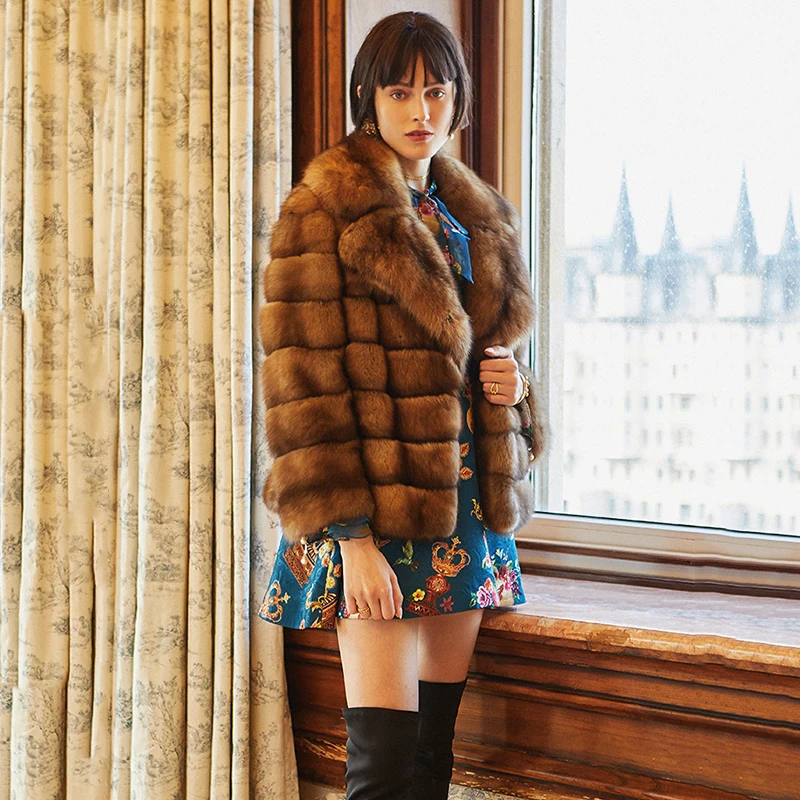 Рисунок 3 - Новая зимняя Женская Шуба Ftangaiur