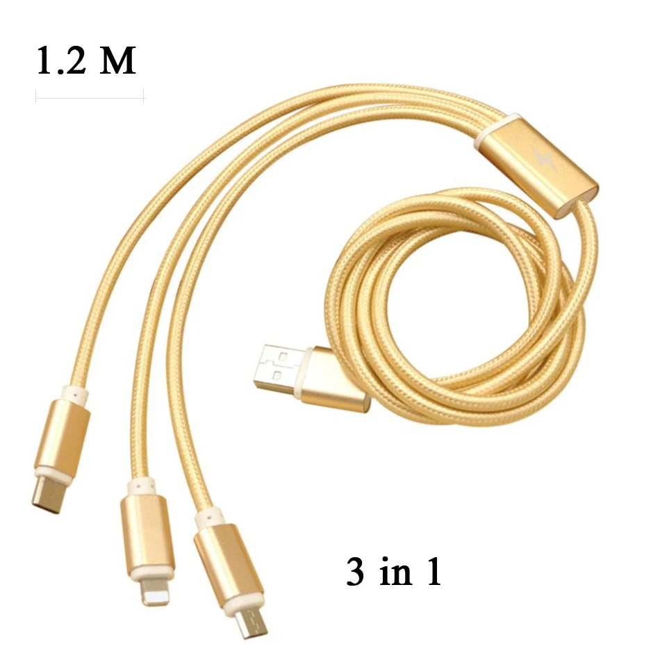 3 in 1 cable Для Xiao mi 9 mi 8 xaomi mi a1 a2 Red mi note 7 6 5 Dual USB Автомобильное зарядное устройство Quick Charge QC3.0 Auto Mabile Phone 3.1A Быстрая зарядка - Тип штекера: 3 in 1 cable