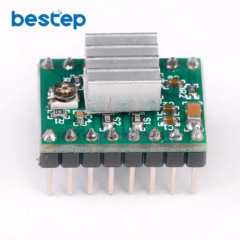 Запчасти для 3D принтера StepStick A4988 Драйвер шагового двигателя с теплоотводом Reprap