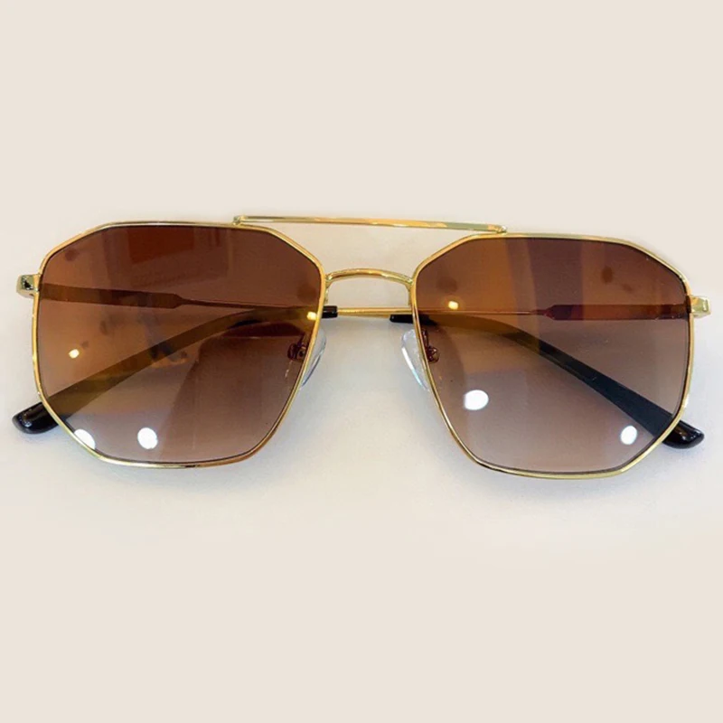 

2021 New Pilot Sunglasses For Women Alloy Mirror Rimless Gradient Vintange Luxury Brand Retro Sun Glasses