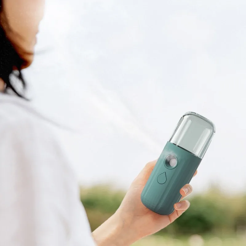

1Pc Mini Facial Mist Sprayer Plastic Facial Steamer Moisturizing Spa USB Powered Humidifier Face Vaporizer Beauty Skin Care Tool