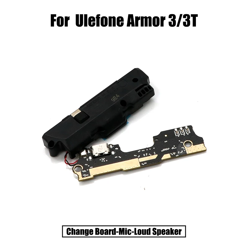 Charge Board-Mic-Spk Для Ulefone Armor 3/3t USB плата с зарядным портом Громкоговоритель зуммер динамик коробка Ремонт Запчасти - Цвет: Charge Board-Mic-Spk