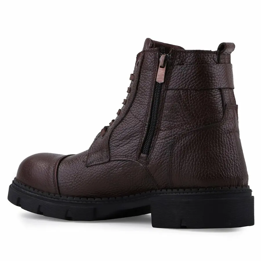 

Men Boots Mp Mp 202-4067 Zipper Genuine Leather Men'S Boots