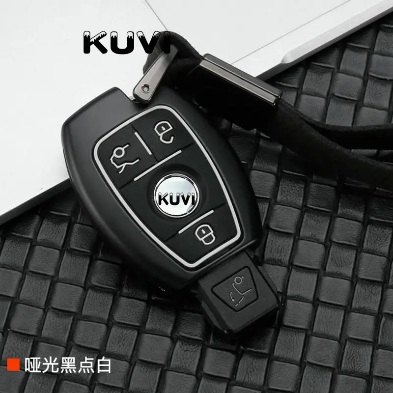 Брелок из цинкового сплава с двумя и 3 кнопками аксессуары для Mercedes Benz W203 W210 W211 W124 |