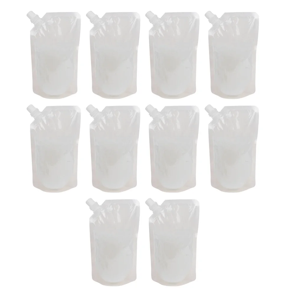 

50Pcs Liquid Subpackage Pouch Portable Stand-up Drinking Bag Storage Holder