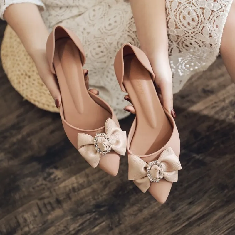 

Босоножки EOEODOIT женские на каблуке 4 см, сандалии-желе на среднем квадратном каблуке, с острым носком, без застежки, обувь с закрытым носком, в...