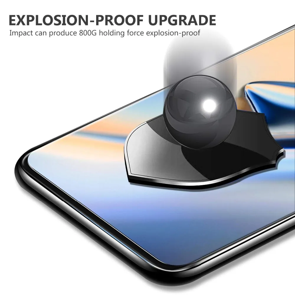 Закаленное 5d-стекло с полной проклейкой для OnePlus 7 Pro защитная пленка экрана 7Pro
