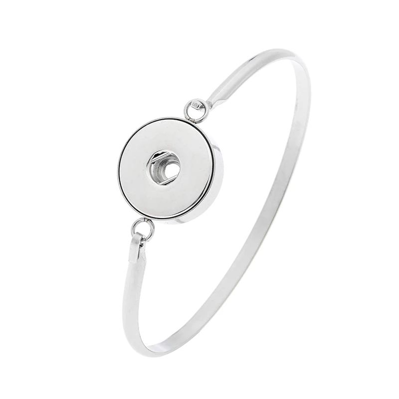 Новые настоящие браслеты из нержавеющей стали 18 мм браслет с защелкой для женщин