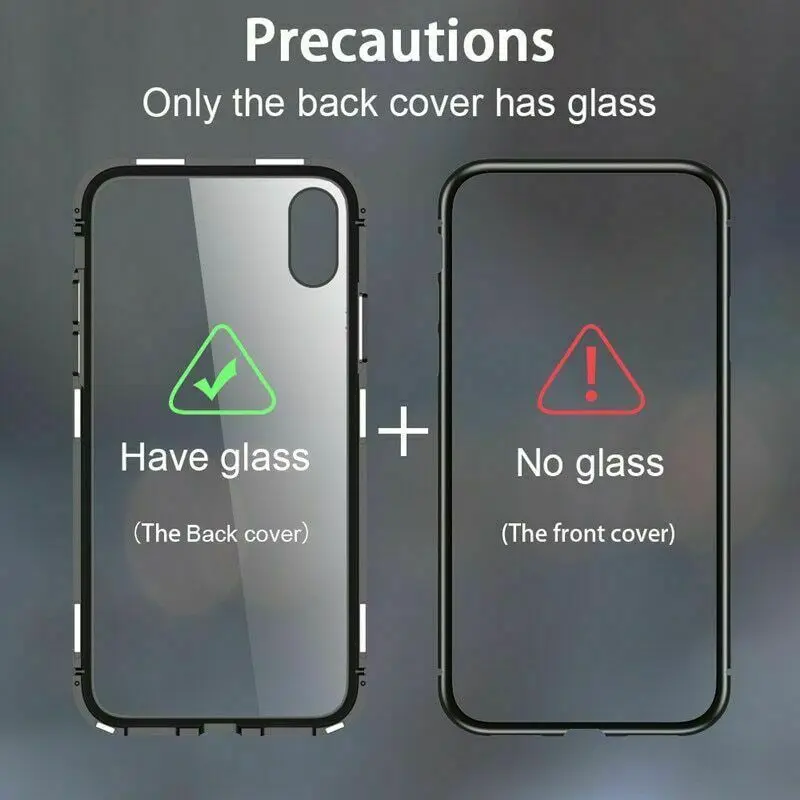 Магнитный металлический чехол для Huawei P30 p30 Pro роскошный из закаленного стекла huawei