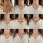 Женское кольцо ручной работы KOtik, модное богемное цветное короткое кольцо с бусинами, Жемчужное ювелирное изделие